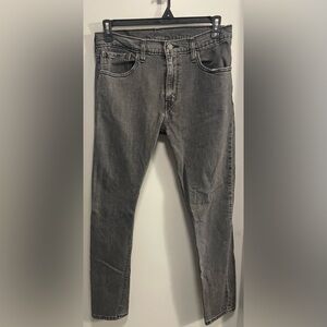 Levi's Gray Slim 512 Jeans with Vintage Wash
